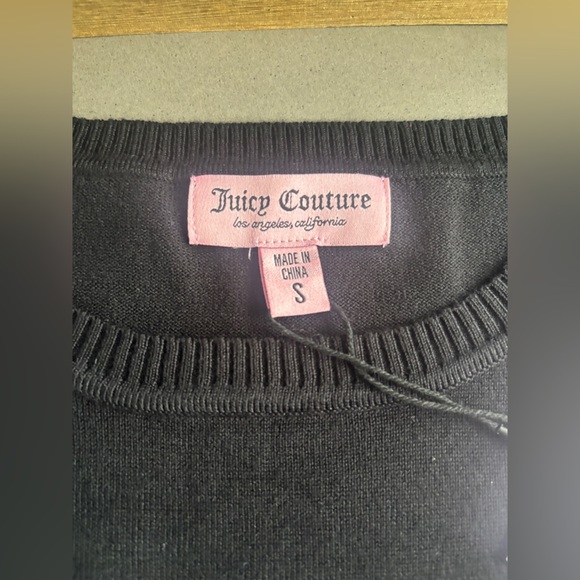 Juicy Couture Black Sweater Size Small - Picture 4 of 7